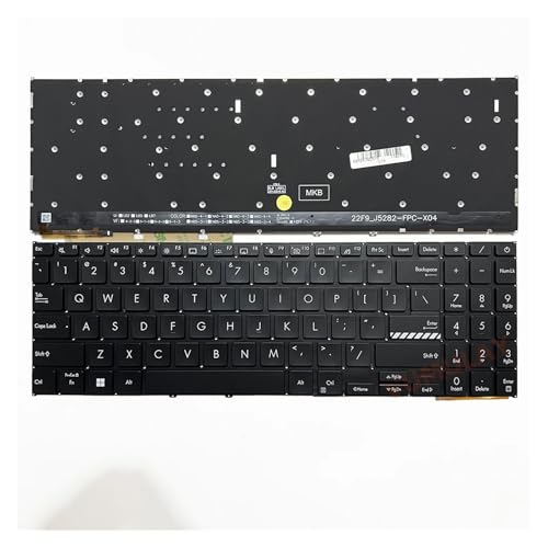 Clavier rétroéclairé Vivobook pour Asus E1504 et K3605 layout Spain noir