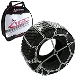 The ROP Shop 4 Link TIRE Chains & TENSIONERS 29x12x15 for Kubota Lawn Mower Garden Tractor