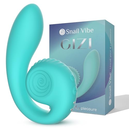 Snail Vibe Gizi Vibromasseur Turquoise 12 cm