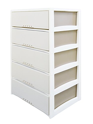 天馬 チェスト ルームケース L-6005 カプチーノ 5段 幅60×奥行45×高さ115cm