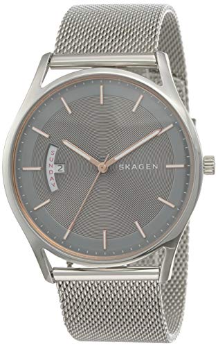 Preisvergleich Produktbild Skagen Herren Quarz Uhr mit Edelstahl Armband SKW6396