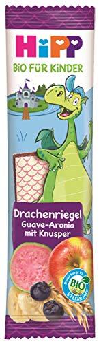 Hipp Kindernahrung Kinder Bio Knabberprodukte Drachenriegel, 18er Pack (18 x 30 g)