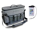 Karlsbrook Kayak Cooler Behind Seat - Waterproof Insulated Kayak Seat Cooler Bag - Kayak Accessories for Kayaking, Camping, Beach, Fishing, Travel, Shopping, Outdoors with Dry Bag Phone Pouch