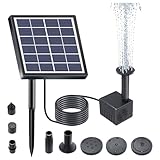 Transformez votre espace extérieur avec une fontaine une caractéristique d'eau 1,5 W / 5W qui fonctionne efficacement dans plupart des conditions, en garantissant des débits d'eau continue pour votre jardin.