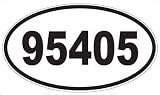 US Decal, Inc. Number 95405 Oval Sticker