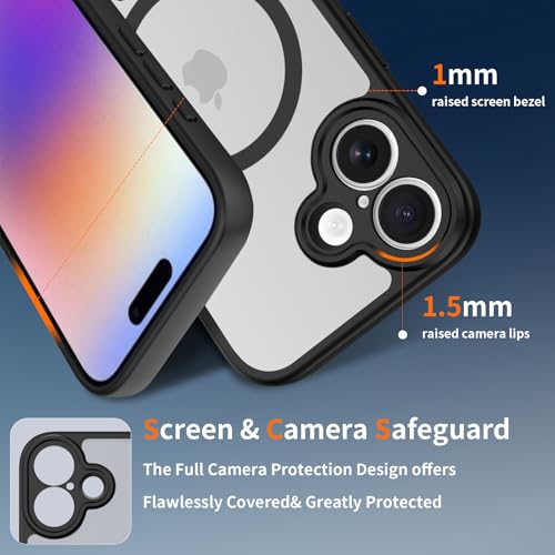 Image of Enflamo for iPhone 17 Crystal Clear Transparent Hard Back Cover Case for iPhone 2025 | Ultra Hybrid | Camera Bump Protection