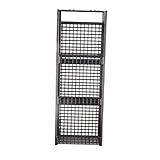 FytStycale Cesto appeso al muro Cesto di frutta Montaggio a parete 3 ripiani Porta cipolle per frutta Cipolla, 3 Griglia