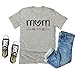 Personalized Handmade Mom Shirt – Custom Mother T-Shirt with Kids' Names, Mother's Day Gift for Mama, Mom of 2 3 4 5 6 Outfit
