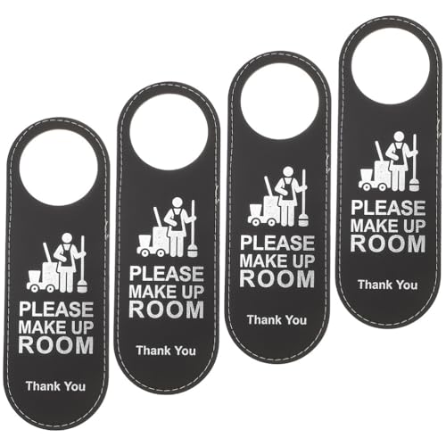 Operitacx 4stücke Teiliges Türanhängern Doppelseitige Und Zimmer Reinigen Für Hotels Bars Und Praktisch Und Langlebig