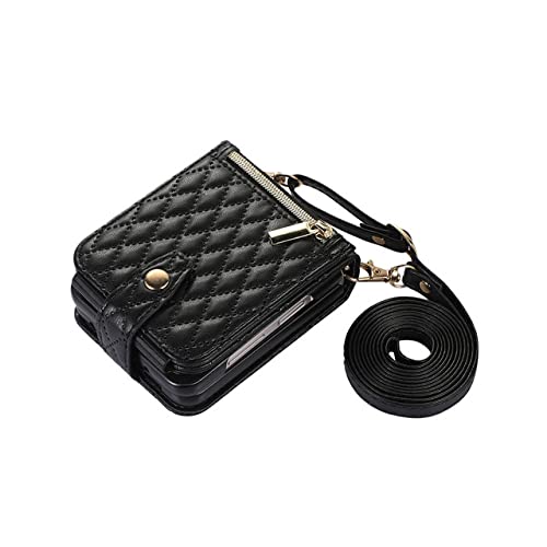 Housse en cuir de luxe pour Samsung Galaxy Z Flip 4 protection intégrale
