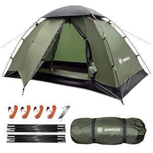 Backpacking Tent for Camping, 1/2 Person Ultralight Backpacking Tent Easy Setup Tents Waterproof Lightweight Hiking Tents for Backpacking