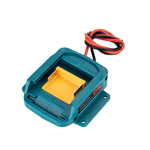 Power Battery Adapter Wheel for Makita 18V LXT Battery with 14 AWG Wire Connector for BL1850B BL1860B BL1830B BL1840B BL1820B for DIY Rc Car Toys Robotics and Rc Truck