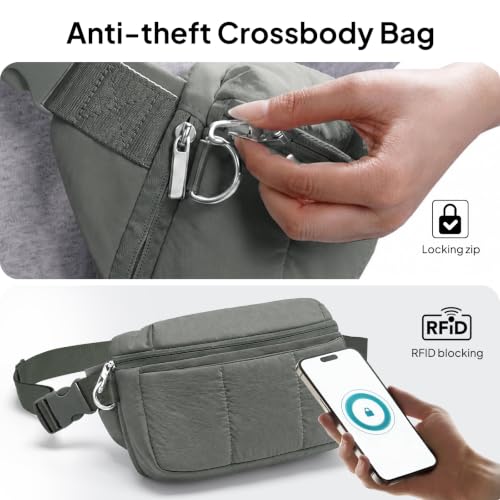 Image of TOPEAST Waist Pack 3.5L Fanny Packs with Water Bottle Holder