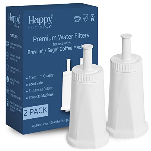 2 x Water Filters for US Breville Coffee Machines | Happy Filters | Oracle, Oracle Touch, Barista Pro, Barista Touch | Compatible with models BES990, BES980, BES878, BES880