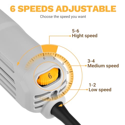 Miniatura 2 de Amoladora Angular, Dekopro 125 Mm 800w Amoladora Angular Eléctrica, 12.000 Rpm, Velocidad Ajustable, Para Cortar, Lijar