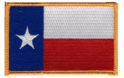 Texas Iron-On Embroidered Patch #TOP3