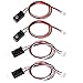 Ransanx 2PCS IR Break Beam Sensor 5MM LEDs Counting Module Split Through-Beam Photoelectric Switch for Apply Relay, K60, PLC, 51 microcontroller, STM32,Cable Length 30cm,Test Distance 1M