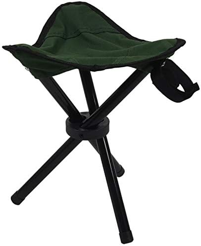 Folding Tripod 3 Leg Stool for Camping & Travelling, Portable & Foldable