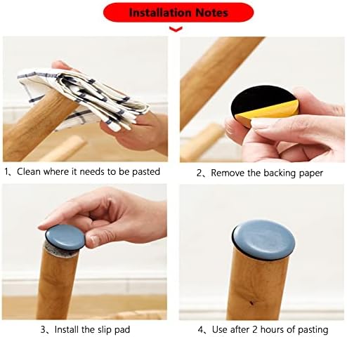 SHULLIN 16 Pieces 30mm Furniture Sliders PTFE Furniture Glides Self-Adhesive Furniture Sliders Moving Pads Furniture Pads for Carpet Rugs Hard Surfaces Hardwood Floor Furniture Feet ( light blue)