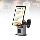 【Écran tactile HD】Borne tactile de 21,5 pouces avec résolution Full HD, angle de vision large de 178° et commande tactile multipoint (10 points), offrant un affichage publicitaire clair et une expérience de commande en libre-service fluide dans les restaurants et les espaces commerciaux.