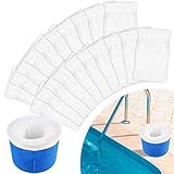 【Buen ayudante de limpieza de piscinas】 Los calcetines skimmer para piscinas pueden filtrar hojas, césped, cabello, aceite, agujas de pino, polen y otros desechos. Instale en segundos, simplemente deslice el calcetín sobre la canasta y estará listo para recoger la suciedad del agua. Atrae y elimina eficazmente la suciedad. Calcetines Skimmer para piscinas Mantenga su piscina limpia y ahorre costos.