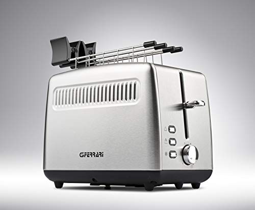 G3 Ferrari G10064 Tostapane Toaster Tramezzo Con Timer 2 Pinze 770 920 W Inox - 4
