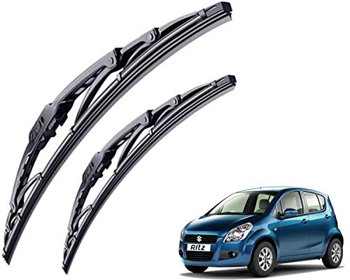 Image of WolkomHome High Performance OE Car Wiper Blade Replacement set of 2 Pc Right 22 inch Left 16 inch for Maruti Suzuki Ritz