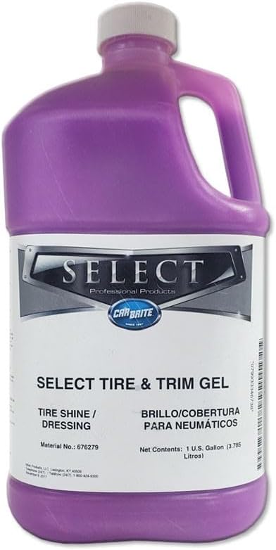 CAR 676279, Car Brite Select Tire and Trim Gel, Gallon