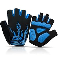 Guanti MTB Mezze Dita Con Gel - Antiscivolo E Traspiranti Per Ciclismo - Foto 4