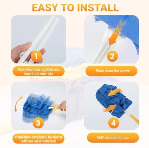 Reusable Duster Refill Compatible with Swiffer