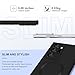 Slim Case for Samsung Galaxy Note20 Ultra 5G [Camera Lens Protector][Mag-Safe] Metal Matte Silicone Soft Rubber Note 20 Ultra Phone Case & Magnetic Wireless Charging for Samsung Note 20 Ultra (Black)