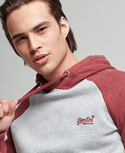 Sweat à Capuche Superdry Contre le Froid Style Baseball