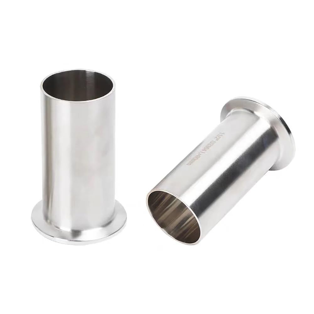 Rurka Rozszerzeniowa Tri-Clamp z Stali Nierdzewnej 304, Długość 80 mm, OD 1,5" 2" 4" (19-102 mm), Element Sanitarny do Piwowarni Domowej, Żywności, Mleczarni, Farmacji - 1 PC(102mm x K119)