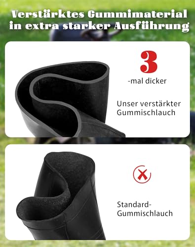 2X 4.80/4.00-8 Schlauch für Schubkarre Hochbelastbarer Ersatzschlauch mit TR13 Winkelventil Innenschlauch für Sackkarren Bollerwagen Rasenmähe Schiebekarr