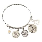 Jesse Janes Jewelry | 55th Birthday Gifts For Women, Handmade Bracelets for 55 Year Old Gift, Birthday Gift For Friends, Womens Charm Bracelet, Birthday Gift For Best Friend Turning 55 & Fabulous