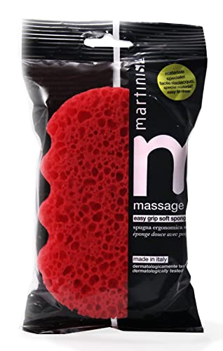 MartiniSPA Massage Color Spugna Coccola con Impugnatura Ergonomica, Colori Assortiti - 15 g