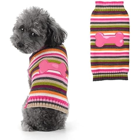 SKXEO Cute Dog Sweater for Autumn Winter Cover