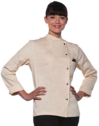 Karlowsky Kochjacke Larissa, 42, Cream (ca. Pantone 4685C)