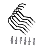 Photo Gallery artibetter 6pezzi ganci per muro da ganci resistente con bulloni per garage tutti tipi bici nero Photo Gallery artibetter 6pezzi ganci per muro da ganci resistente con bulloni per garage tutti tipi bici nero