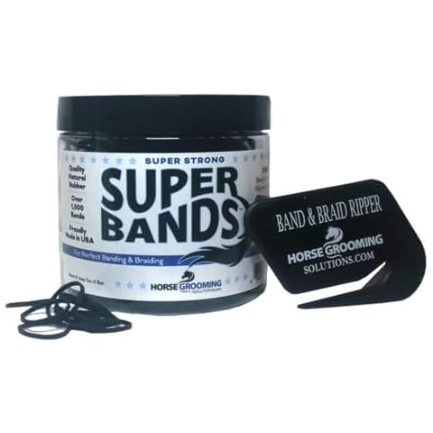 Healthy Haircare Product-Super Bands- Black 1/4 Pound Cover