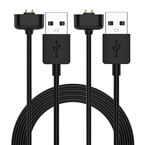 Cable de carga compatible con Amazfit Band 7 con longitud de un metro en pack de dos