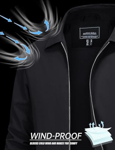 MAGNIVIT Stylish Full-Zip Golf Jacket