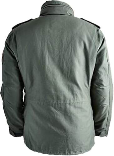 Travis M65 Taxi Driver Military Olive Green Cotton Jacket3