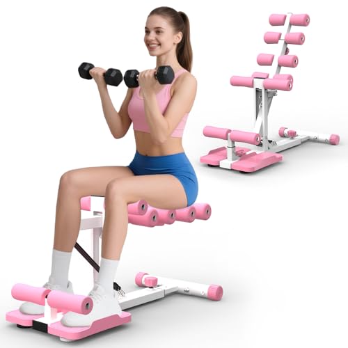 Deep Squat Machine, Home-Glutes Trainer Machine with Resistance Bands Squat