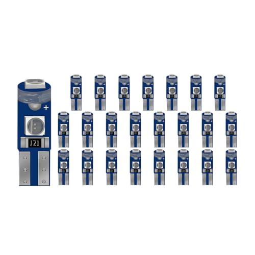 24PCS Bombillas LED T5 para Automóvil Verde