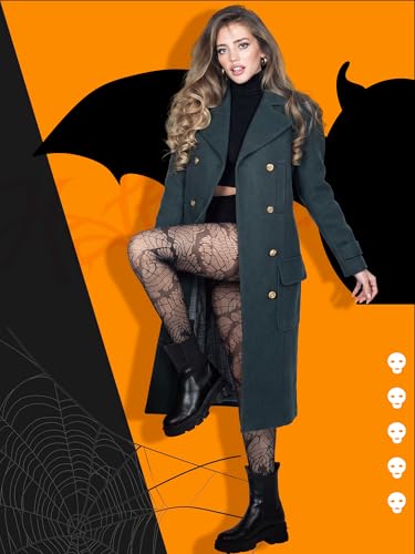Image of Ramede 6 Pairs Women Fishnet Tights Thigh High Waist Bow Stockings Patterned Lace Fishnet Leggings Pantyhose for Halloween