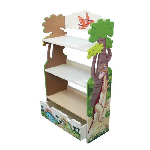 Fantasy Fields Dinosaur Kingdom Hand Crafted Kids Wooden Bookcase TD-0069A