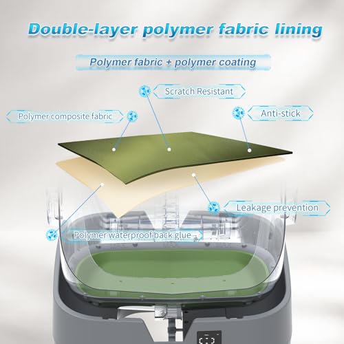 Automatic Cat Litter Box Self Cleaning - APP Control - Weight Monitoring - Ultra-Quiet, Medium Cats and Kittens Litter Box, Safe Anti-Pinch【Assembly Required】- Grey #5