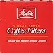 Melitta JavaJig Replacement Single-Serve Paper Coffee Filters, White, 60 Count