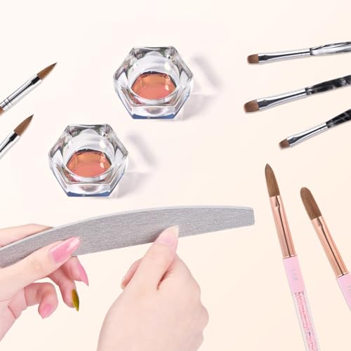2 piezas receptáculo para uñas con tapa KAZIPOP miniatura 7